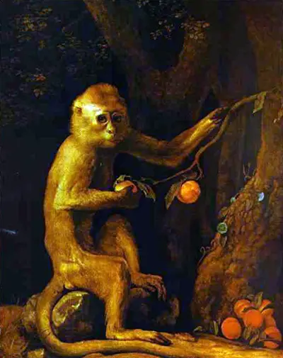 Portrait of a Monkey George Stubbs
